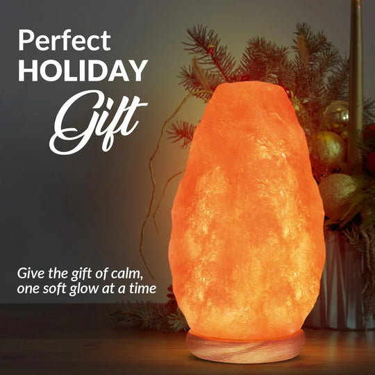 Himalayan Salt Lamp - USB Powered - Crystal Design