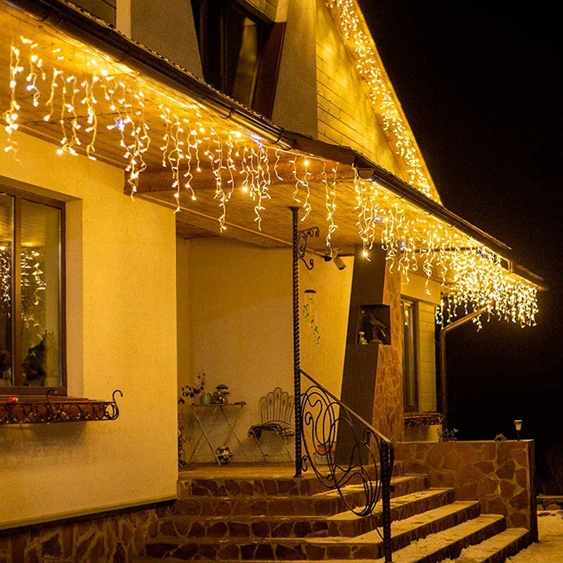 Icicle Lights - Outdoor Lighting - LED Decor