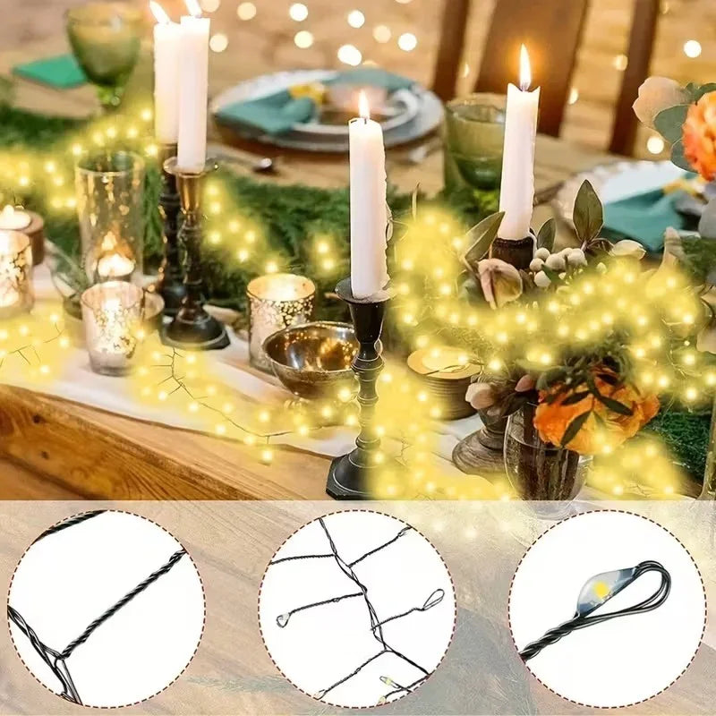 Indoor Christmas LED Lights - USB Powered - Remote Controlled