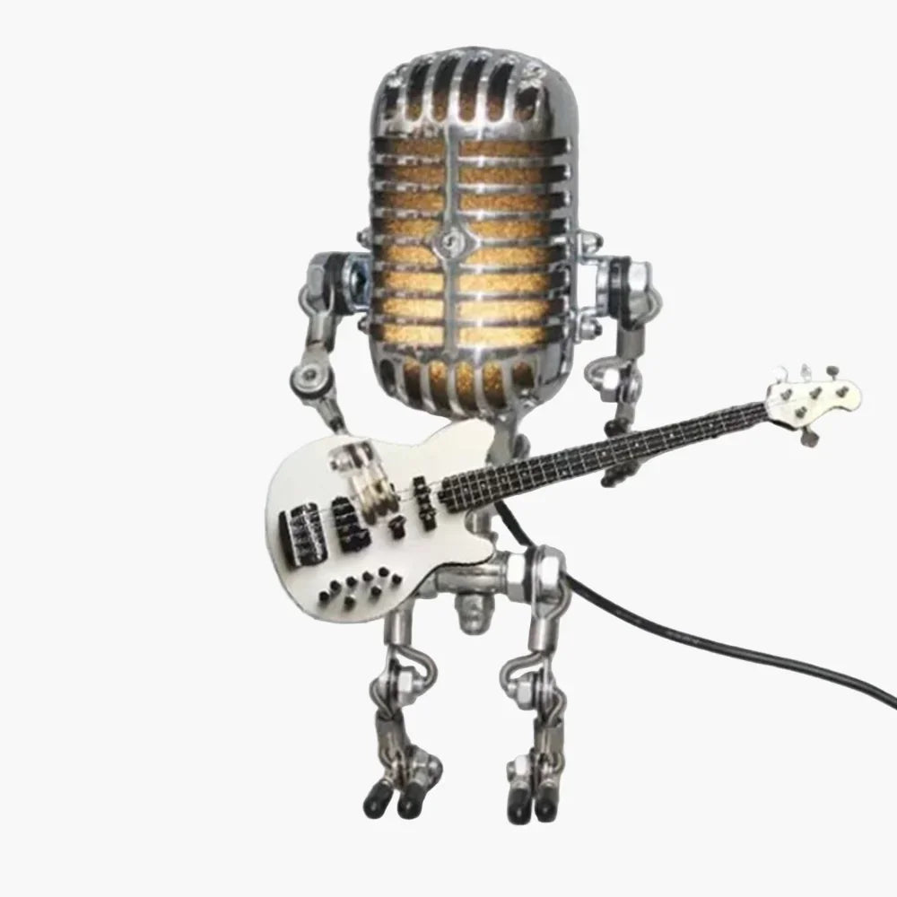 Industrial Table Lamp - Robot Design - Adjustable Brightness 1