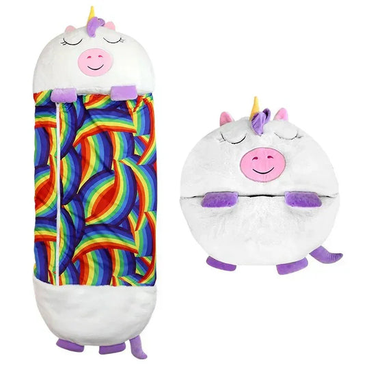 Kids Sleeping Bag - Plush Toy - 2-in-1 Design