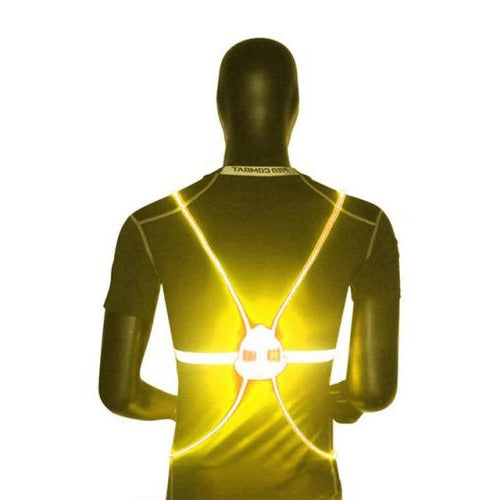 LED Safety Vest - Reflective Light - Adjustable Strap
