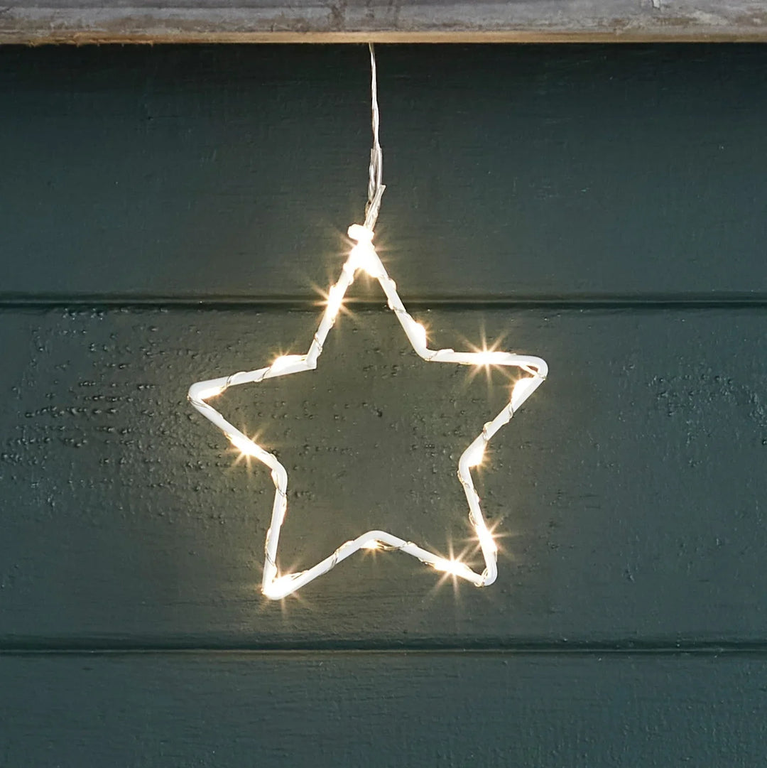 LED Star String Lights - Christmas Decorations - Indoor and Outdoor