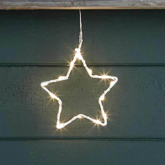 LED Star String Lights - Christmas Decorations - Indoor and Outdoor