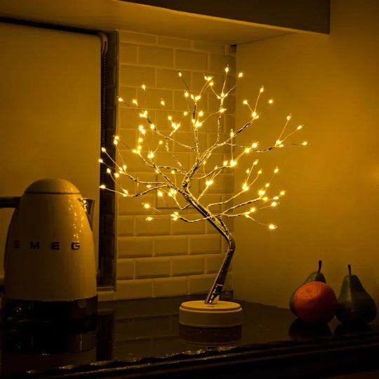 LED Tree Lamp - Adjustable Branches - Warm Light - Luvonic