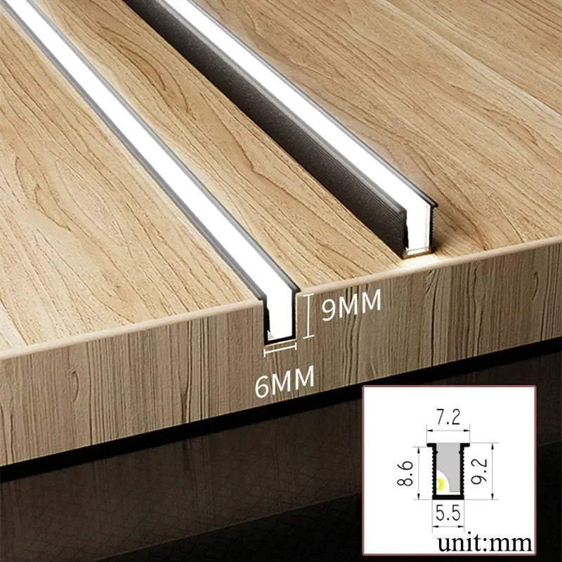 LED Under Cabinet Light Bar - Ultra Thin - Customizable Length