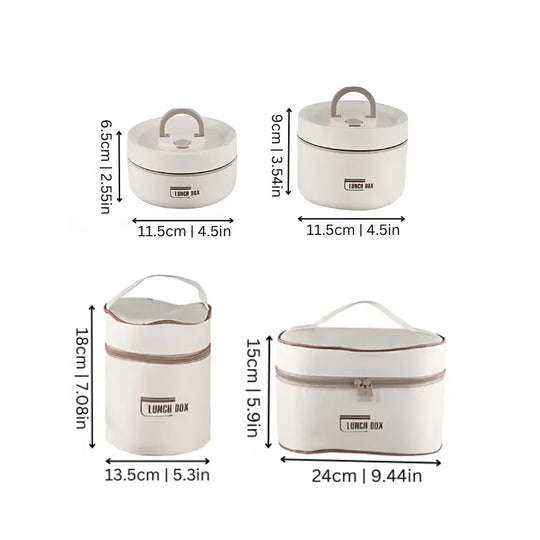 Lunch Box Set - Stainless Steel - Multi-Container