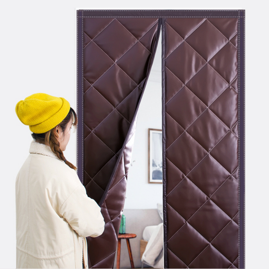 Magnetic Door Insulation Curtain - Temperature Control - Draft Blocking