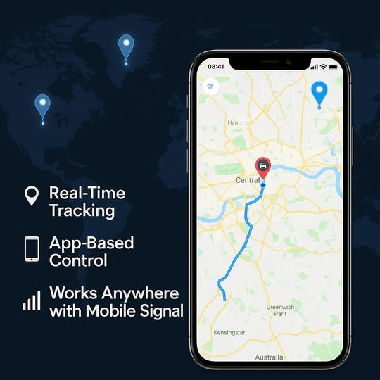 Magnetic GPS Tracker - Compact Design - Real-Time Tracking