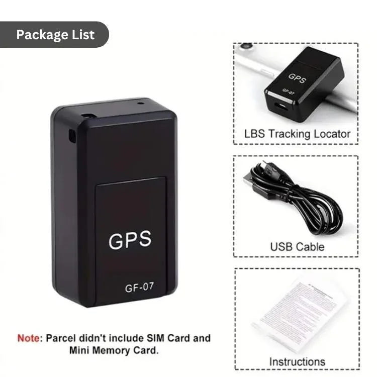 Magnetic GPS Tracker - Compact Design - Real-Time Tracking