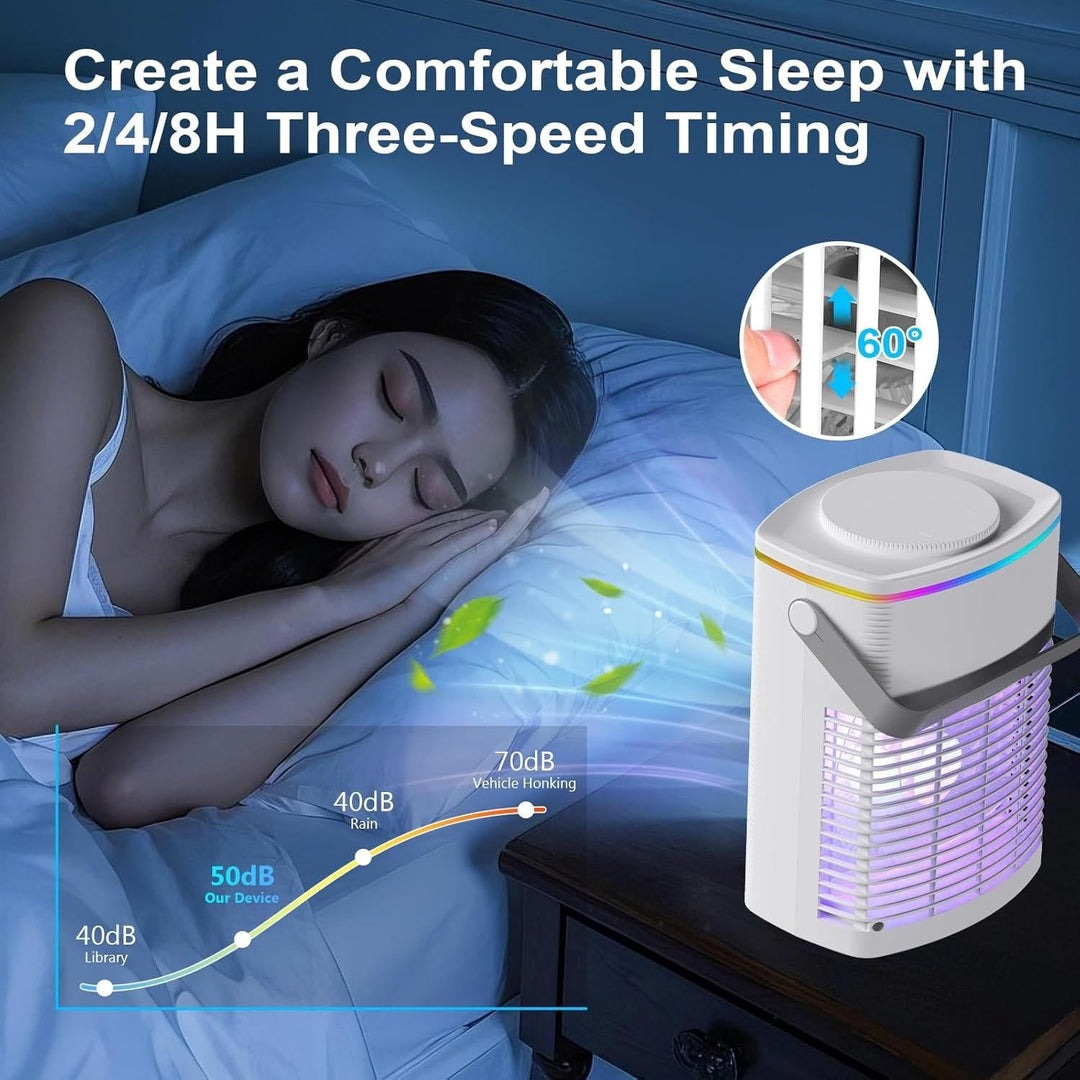 Mini Air Cooler - Portable Design - Adjustable Settings