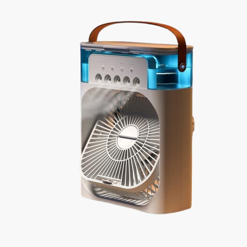 Mini Air Cooler - Spray Humidifier - Silent Fan