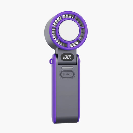 Mini Handheld Fan - Rechargeable - Folding Design