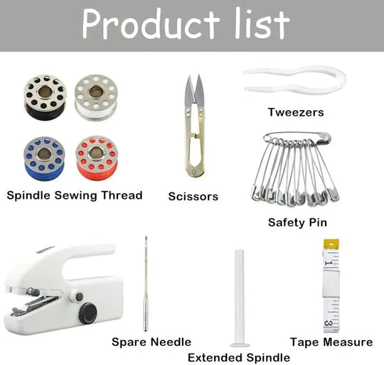 Mini Handheld Sewing Machine - Portable - Quick Stitcher