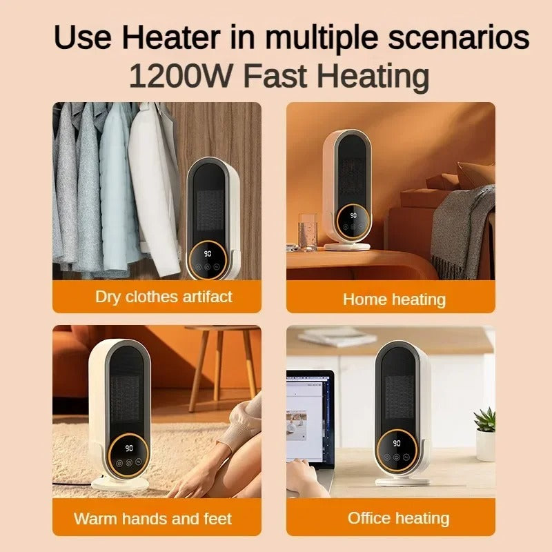 Mini Space Heater - Compact Design - Quick Heating