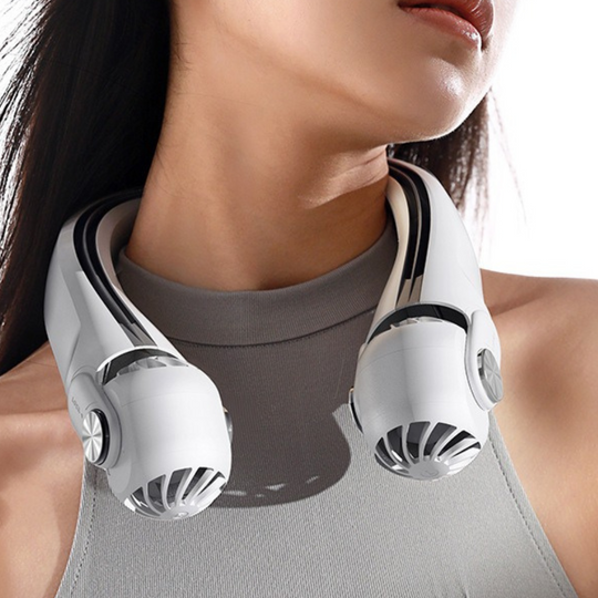 Neck Fan - Wearable Design - Rechargeable Cooling