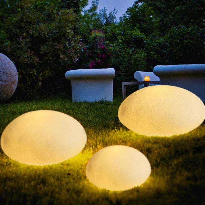 Outdoor Light - Solar Powered - Waterproof Stone - Luvonic