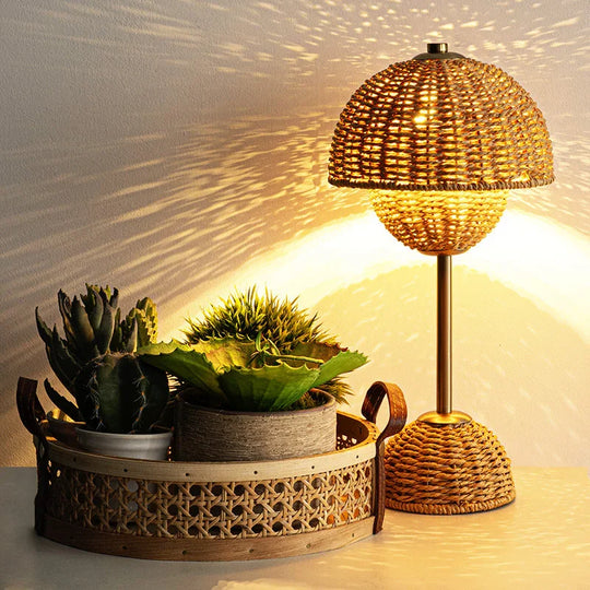 Bamboo Light Fixture - LED Light - USB Powered - Luvonic
