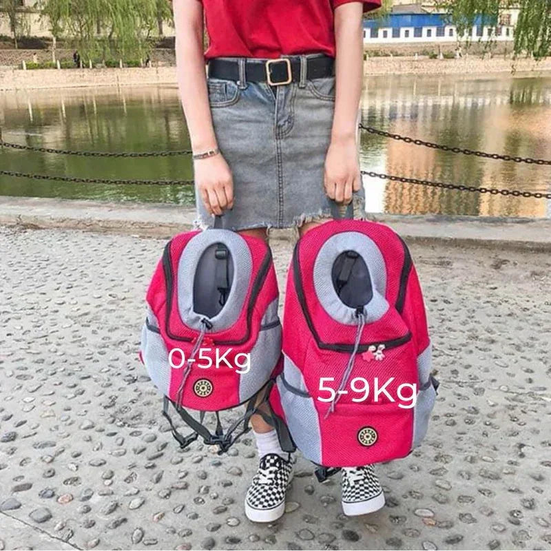 Pet Carrier Backpack - Secure Design - Adjustable Straps