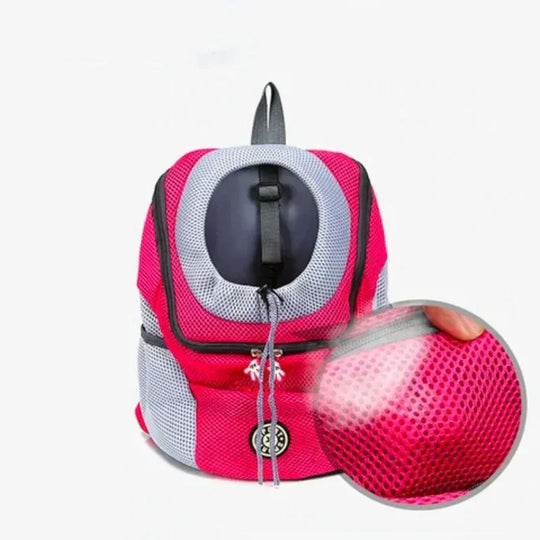 Pet Carrier Backpack - Secure Design - Adjustable Straps