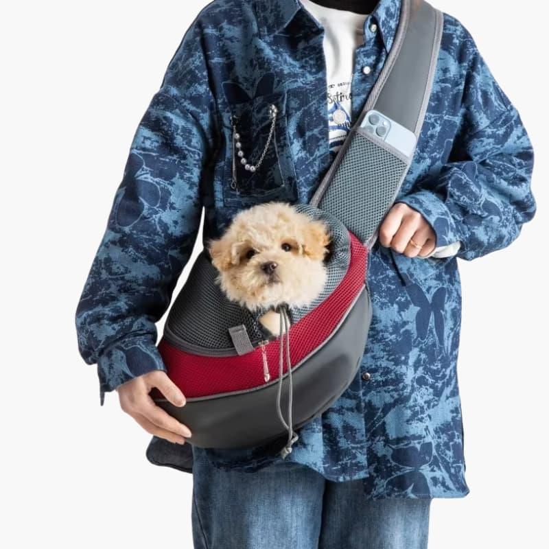 Pet Carrier Bag - Shoulder Design - Ventilated Material