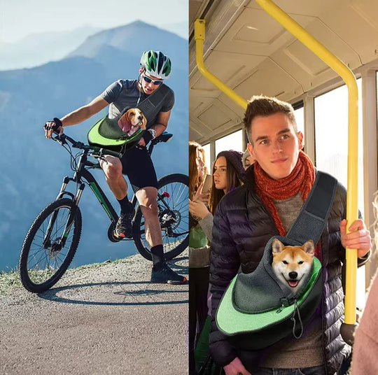 Pet Carrier Bag - Shoulder Design - Ventilated Material