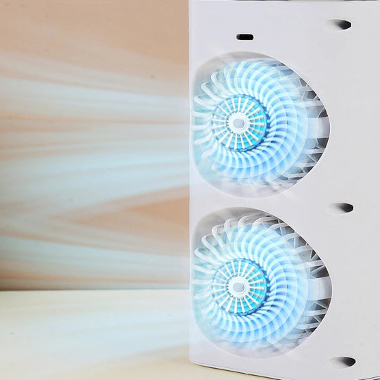 Portable Air Cooler - Desk Fan - Spray Cooling