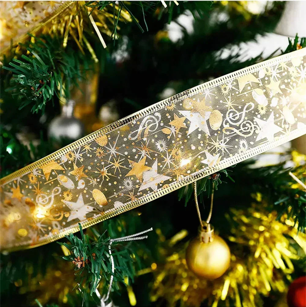 Christmas Lights Ribbon - Twinkle Ribbon - Festive Decoration