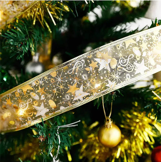 Christmas Lights Ribbon - Twinkle Ribbon - Festive Decoration