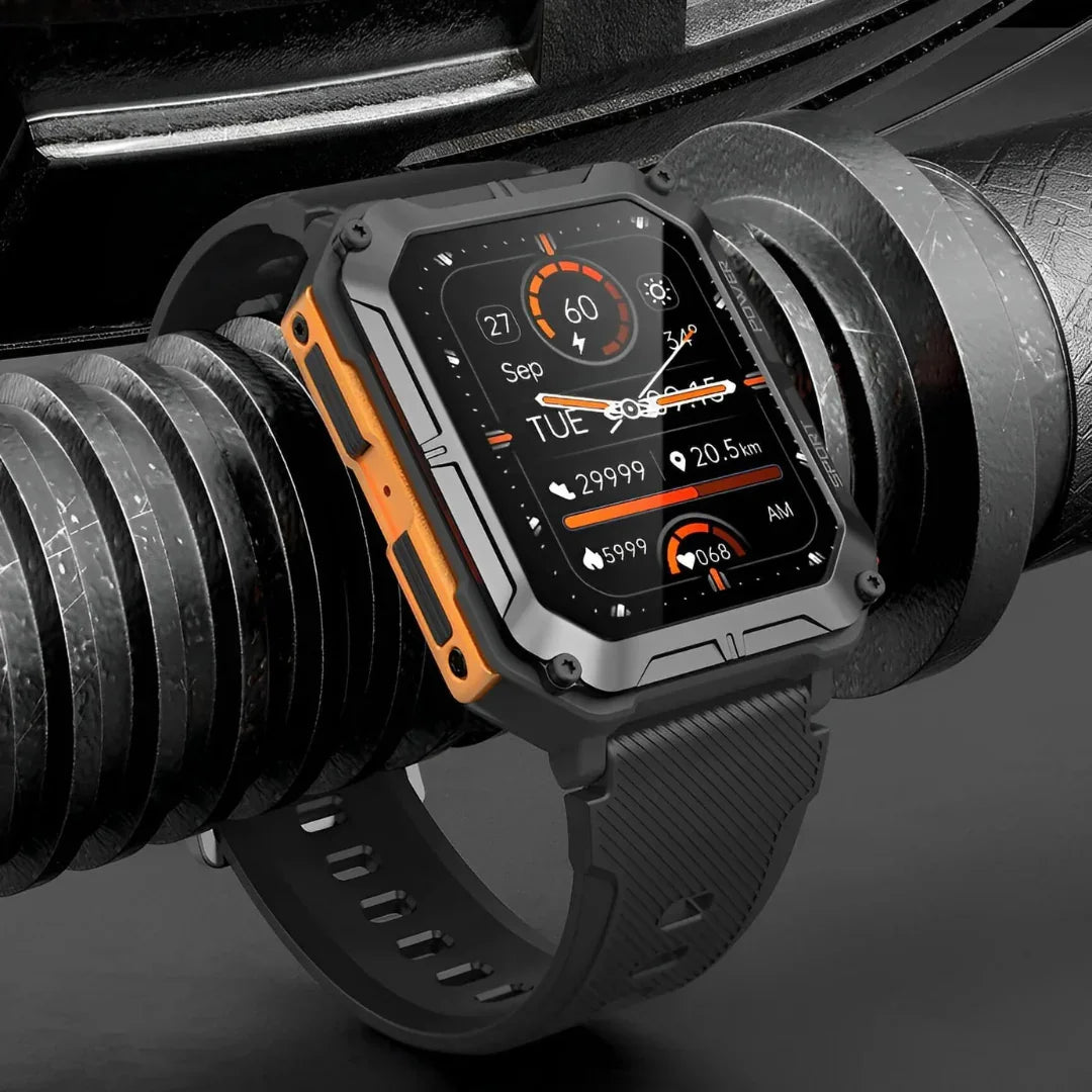 Smartwatch - Rugged Design - Health Tracking