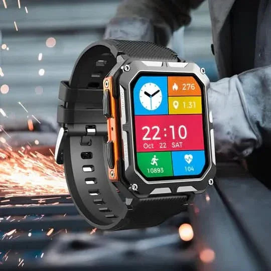Smartwatch - Rugged Design - Health Tracking
