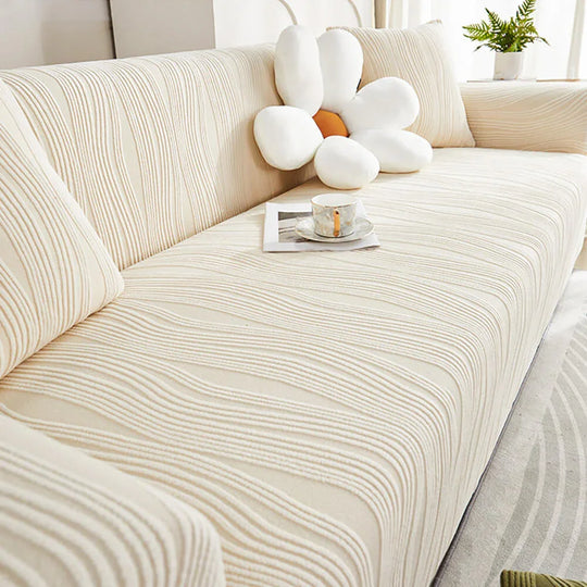 Sofa Cover - Jacquard Fabric - Pet-Friendly Design