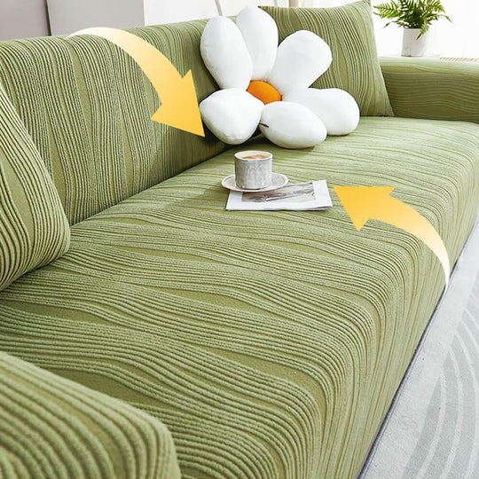 Sofa Cover - Jacquard Fabric - Pet-Friendly Design