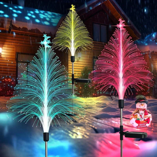 Solar Christmas Tree Lights - Outdoor Garden Decoration - LED Lights