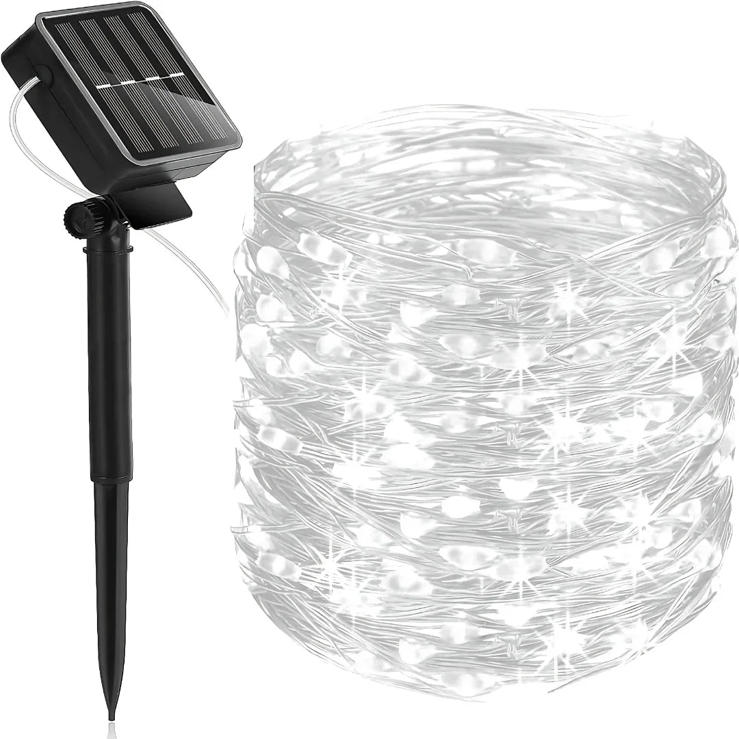 Solar Fairy String Lights - Outdoor Lighting - Christmas Decoration
