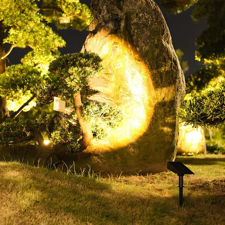 Solar LED Spotlight - Solar Powered Security Lights - Outdoor Spotlight - Luvonic