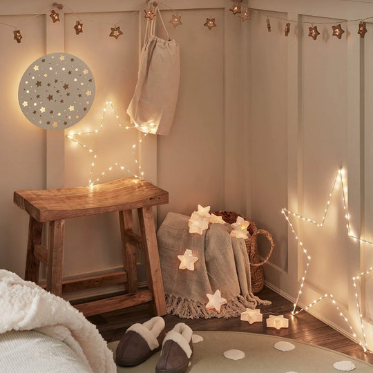 Star Hanging Lights - Christmas Decorations - LED Fairy Lights