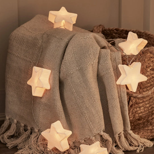 Star Hanging Lights - Christmas Decorations - LED Fairy Lights