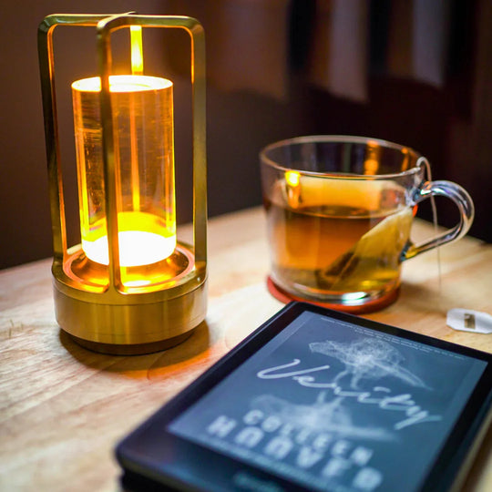 Table Lamp - Crystal Design - Wireless Charging