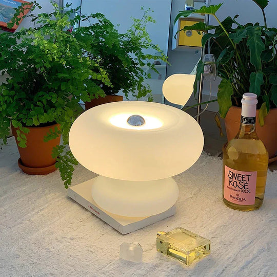 Table Lamp - Frosted Glass - Soft Glow