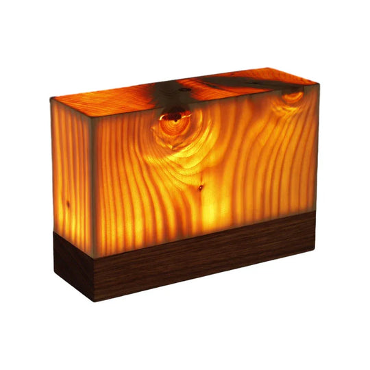 Table Lamp - Touch Control - Wood Finish