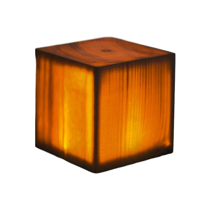 Table Lamp - Touch Control - Wood Finish