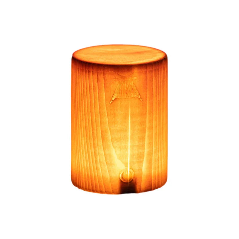 Table Lamp - Touch Control - Wood Finish
