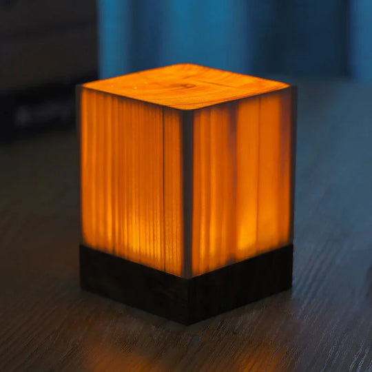 Table Lamp - Touch Control - Wood Finish
