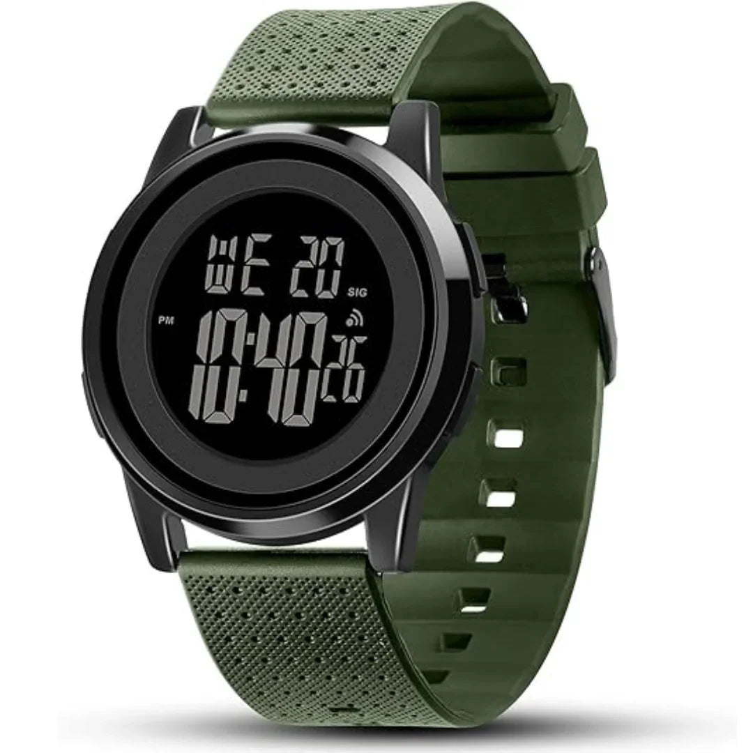 Ultra-Thin Watch - Water-Resistant - Digital Display