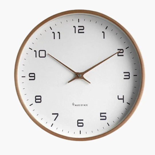 Wooden Wall Clock - Minimalist Design - Silent Movement
