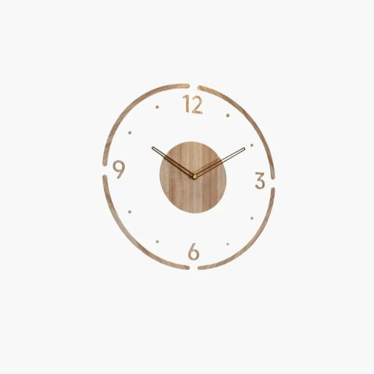 Wooden Wall Clock - Minimalist Design - Silent Movement