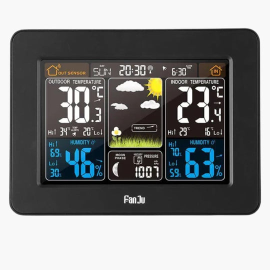 Wireless Weather Station - Indoor and Outdoor Use - LCD Display