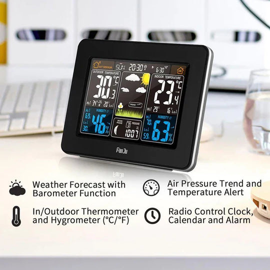 Wireless Weather Station - Indoor and Outdoor Use - LCD Display