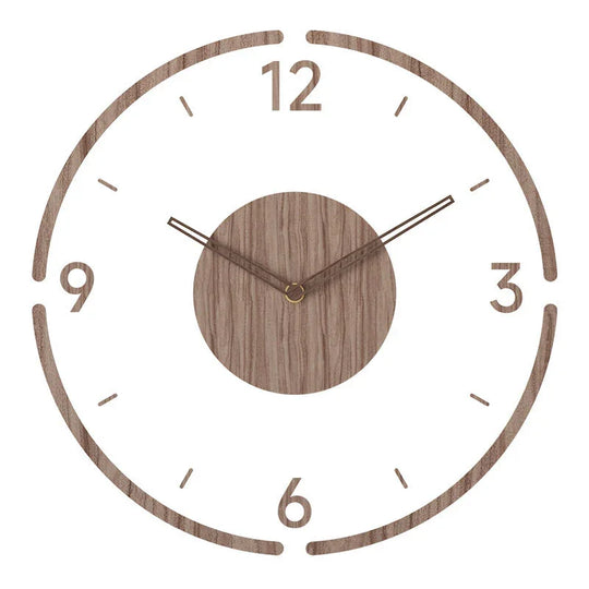 Wooden Wall Clock - Minimalist Design - Silent Movement